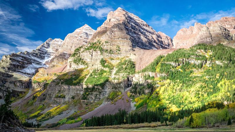 Maroon Bells Mirror as a 4K desktop wallpaper